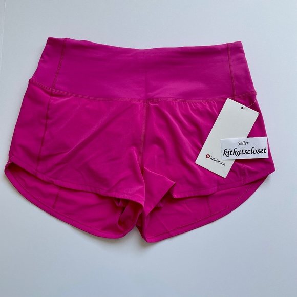 lululemon athletica Pants - 🆕 sonic pink - NWT lululemon speed up high-rise HR short 2.5" lined size 6